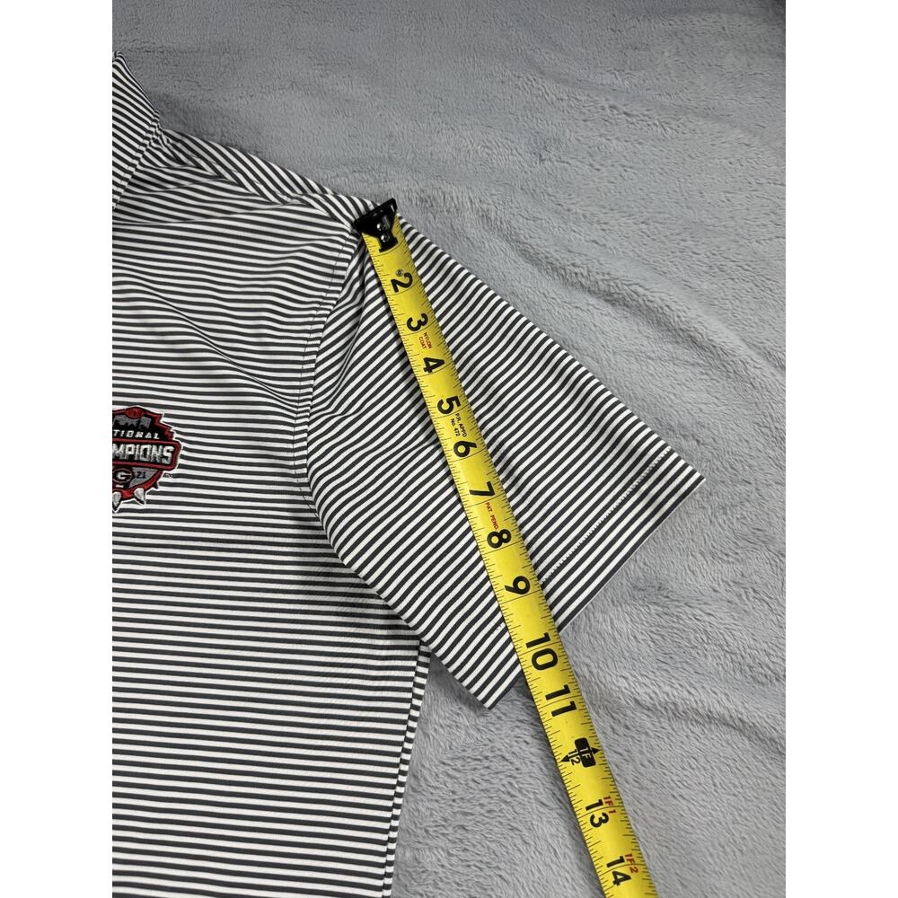 Peter Millar Mens Small Summer Comfort Polo Shirt UGA National Championship - Picture 8 of 8